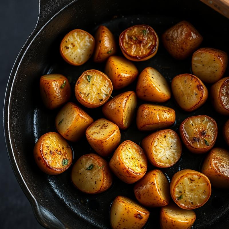 Pommes à l'ail